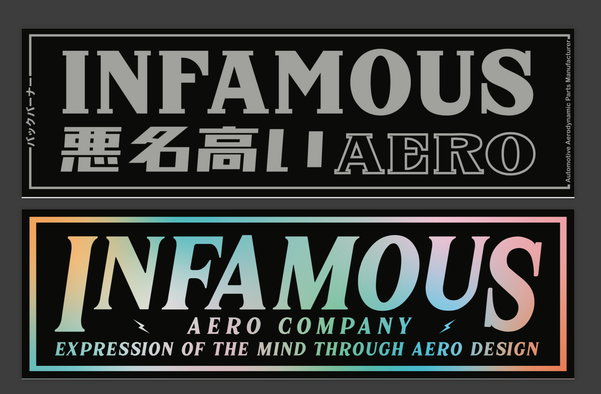 Stickers– Infamous Aero