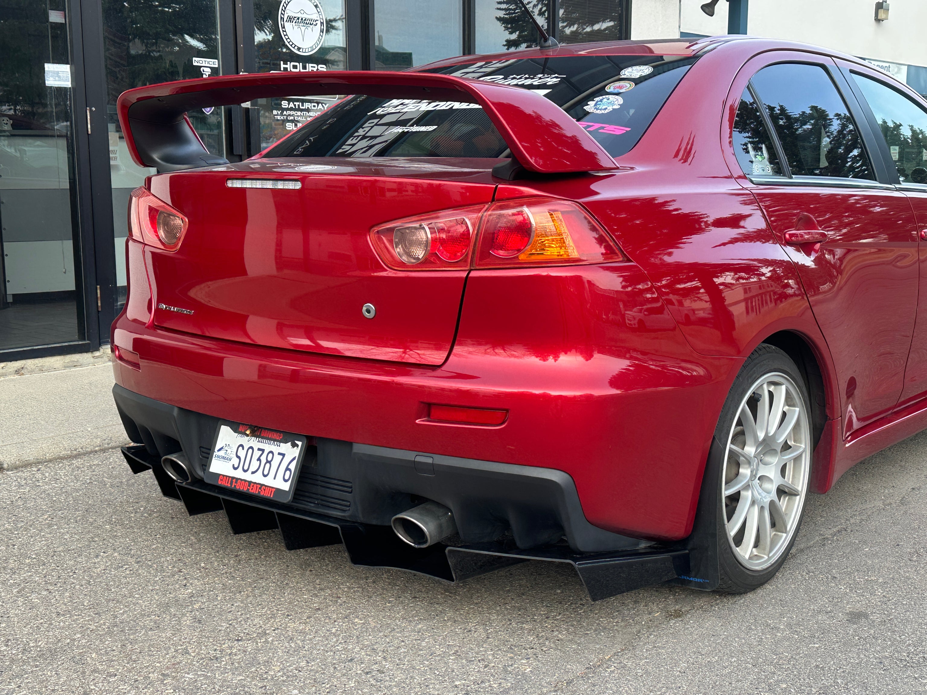 Mitsubishi Evolution X Rear Diffuser (2008-2016)– Infamous Aero