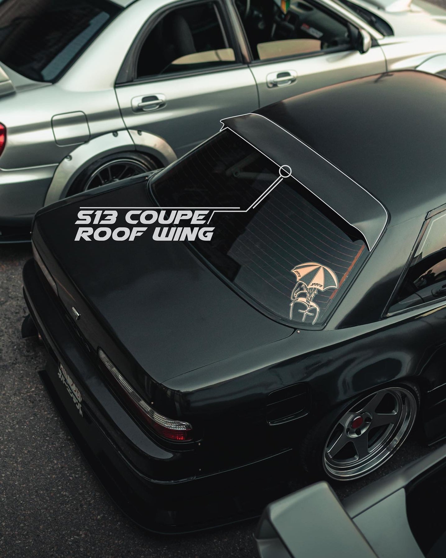 Nissan Silvia/240SX Roof Spoiler [S13 Coupe] (1989-1994)– Infamous Aero