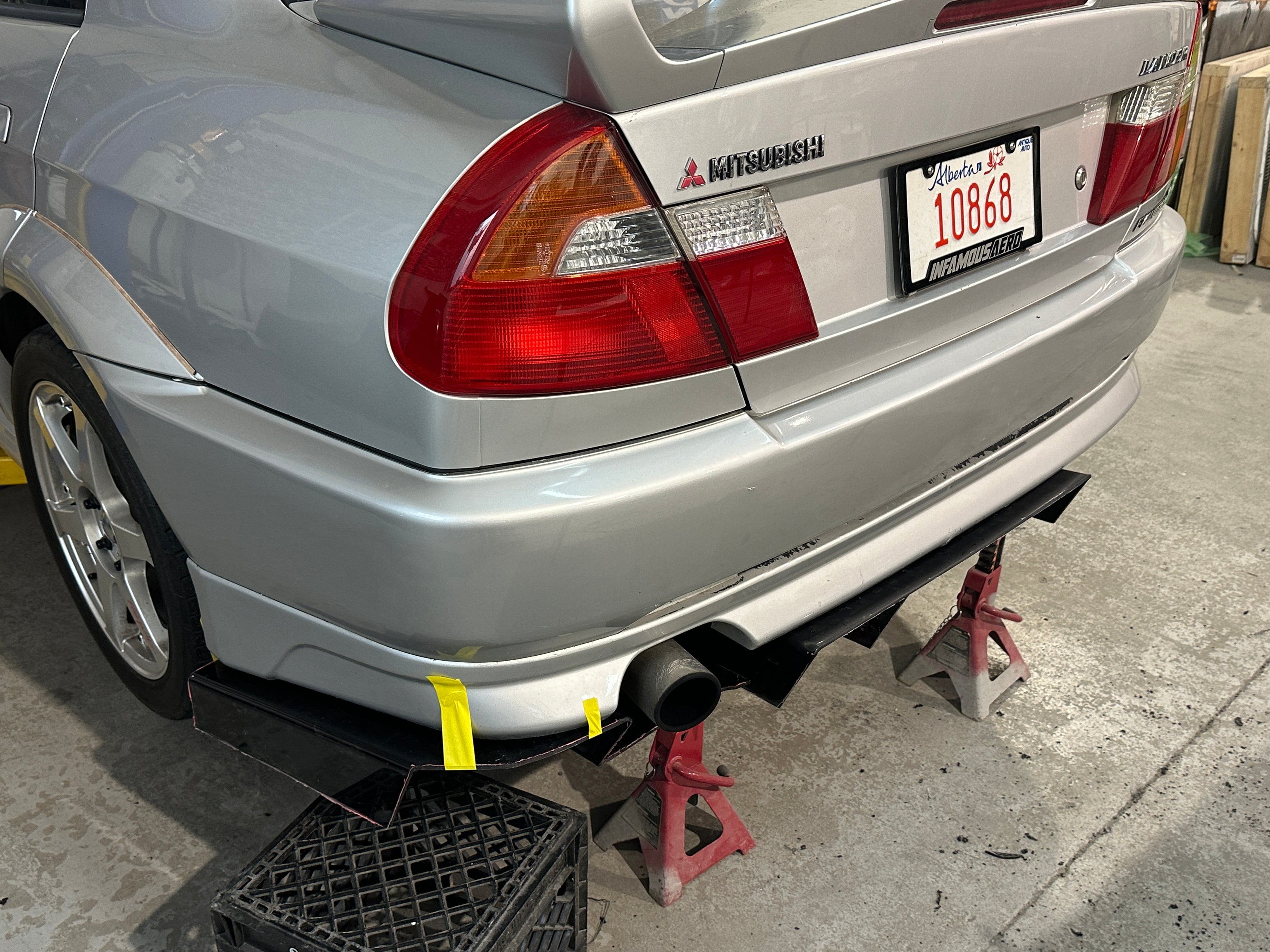 Mitsubishi Evolution V Rear Diffuser [CP9A] (1998-1999)– Infamous Aero