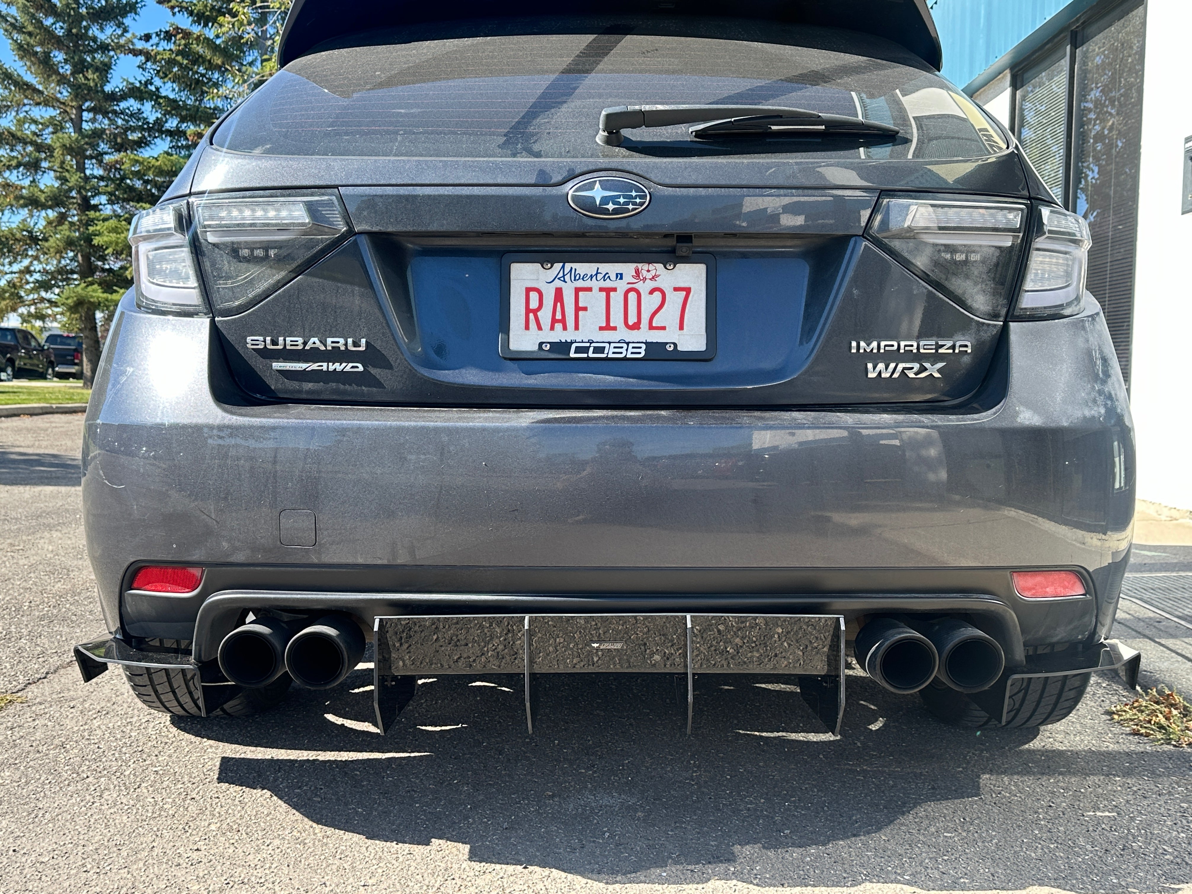 Subaru WRX/STI Rear Diffuser [GRB Hatchback] (2008-2014)– Infamous Aero