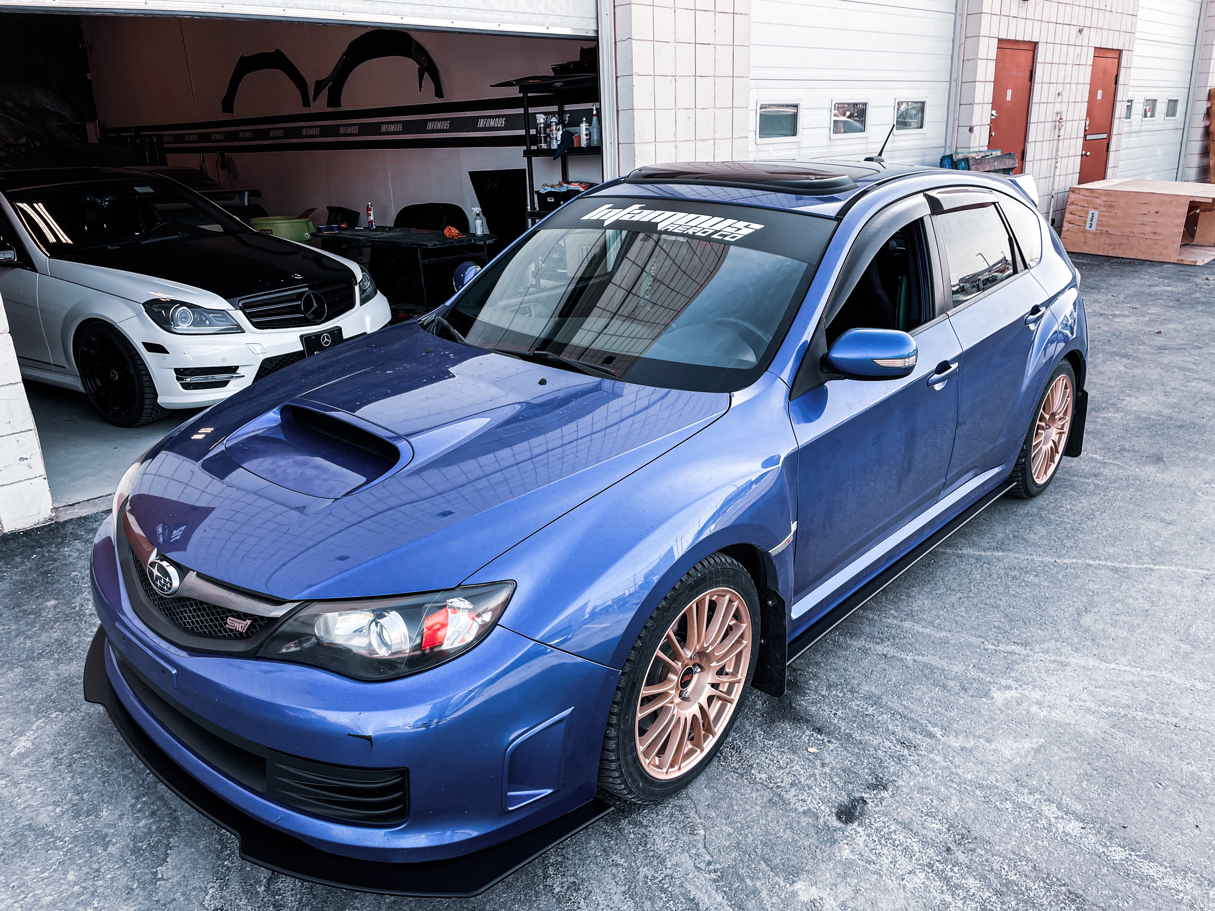 Subaru WRX/STI Side Skirt Extensions [GR/GV] (2008-2014)– Infamous Aero