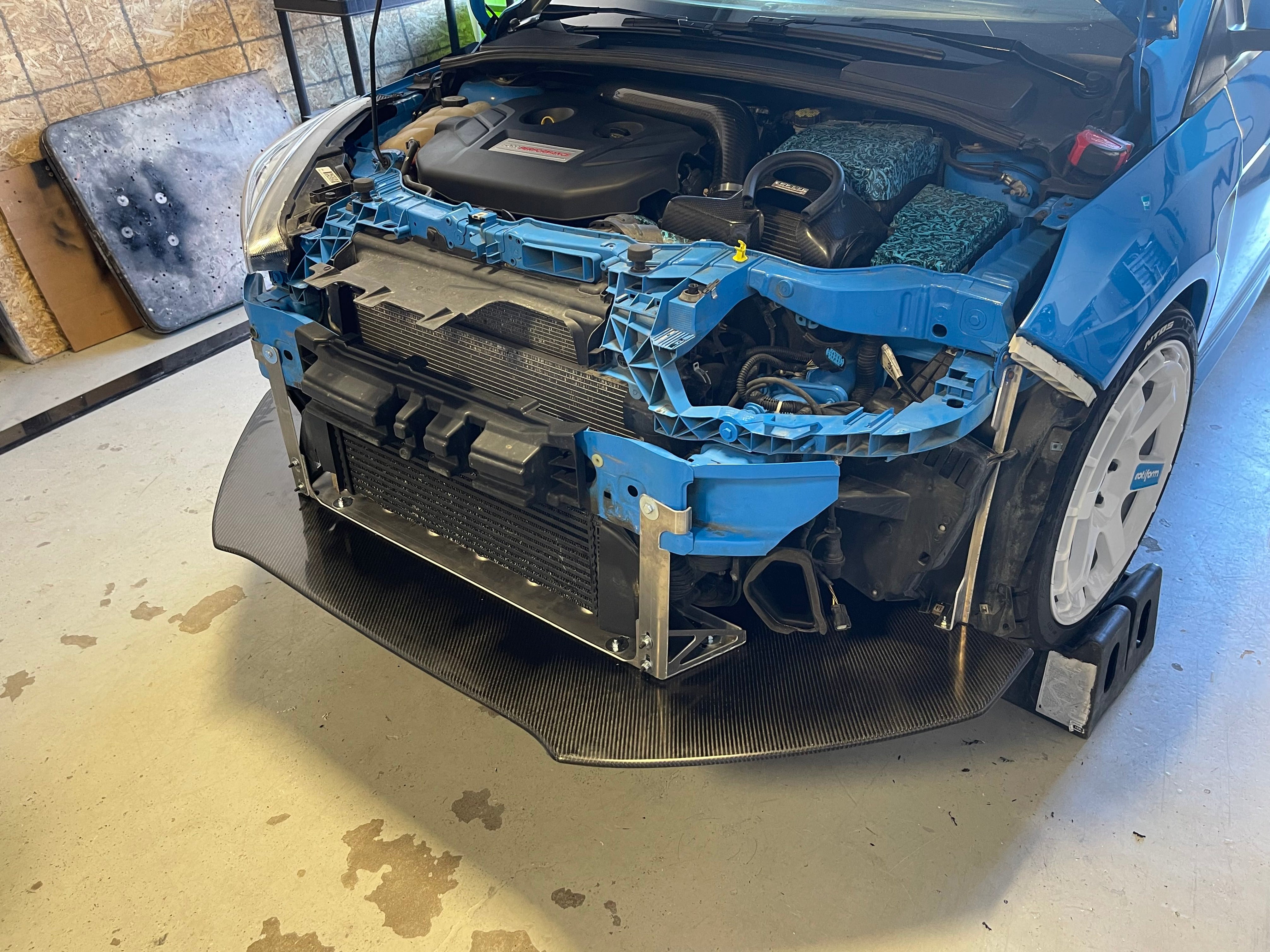 Ford Focus RS Chassis Mount Splitter [MK3] (20152018) Infamous Aero