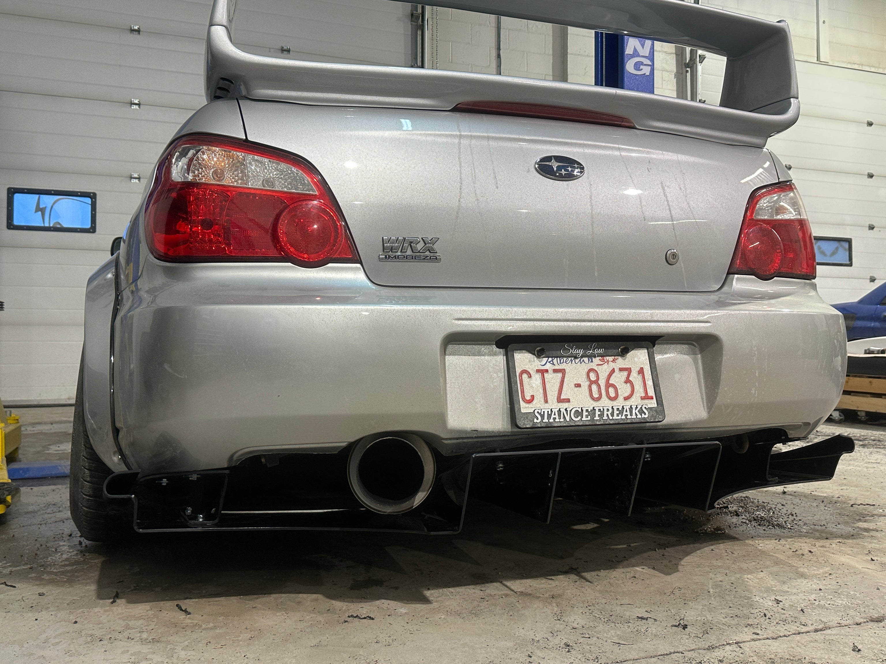 Subaru WRX/STI Rear Diffuser [GD] (2004-2005)– Infamous Aero