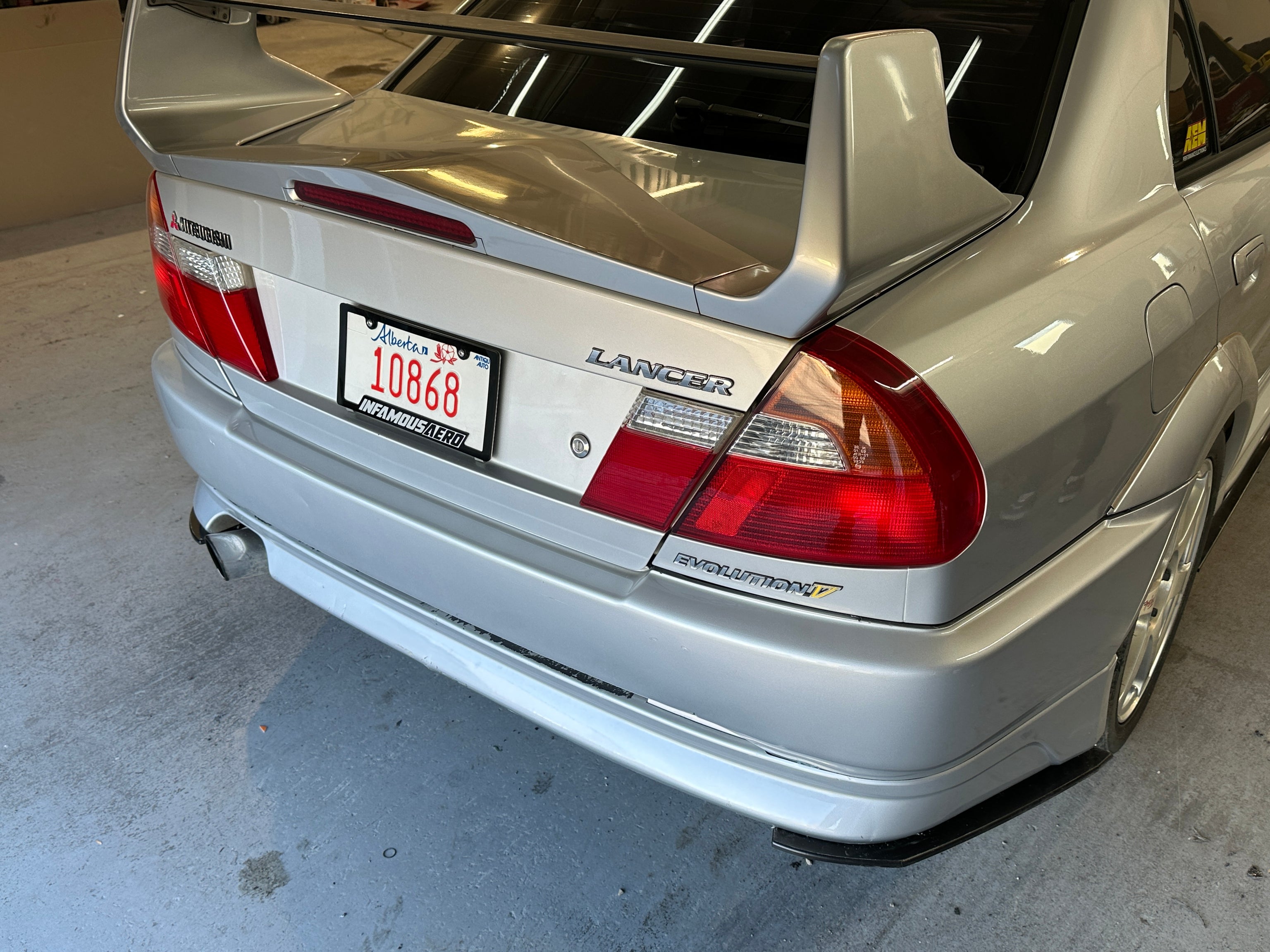 Mitsubishi Evolution V Rear Lip Kit [CP9A] (1998-1999)– Infamous Aero