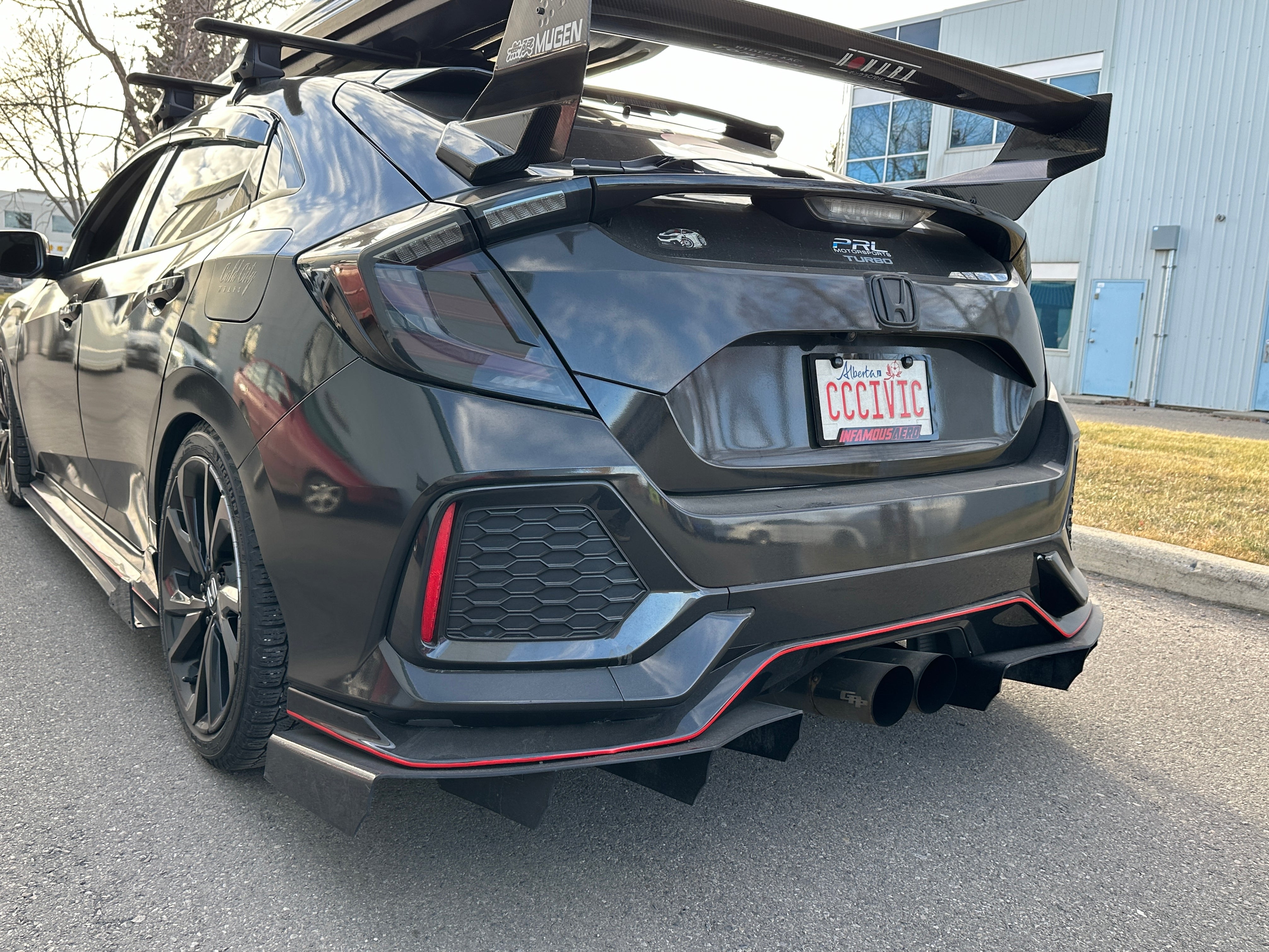 Honda Civic Rear Diffuser [FK7] (2017-2021)– Infamous Aero
