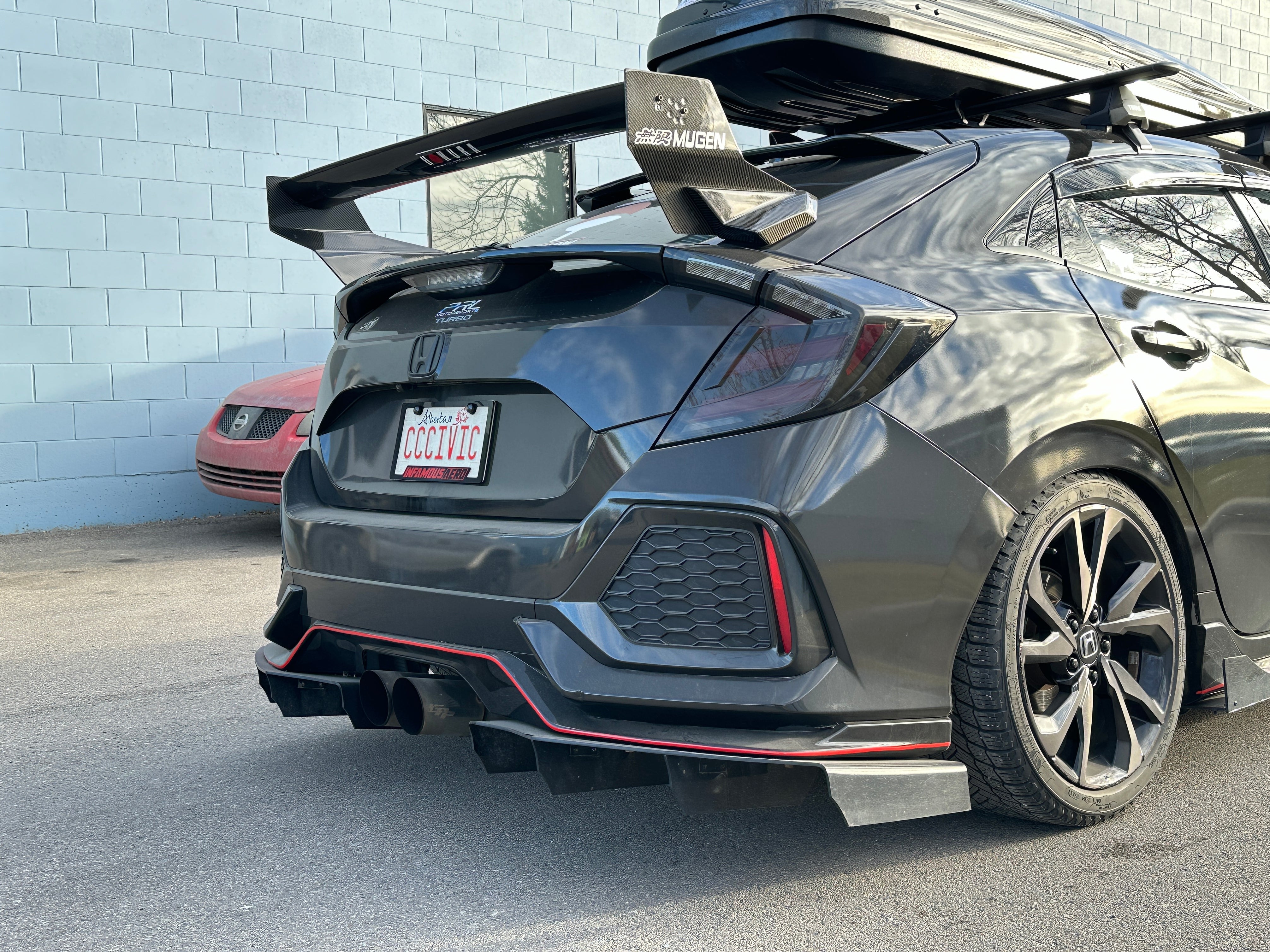 Honda Civic Rear Diffuser [FK7] (2017-2021)– Infamous Aero